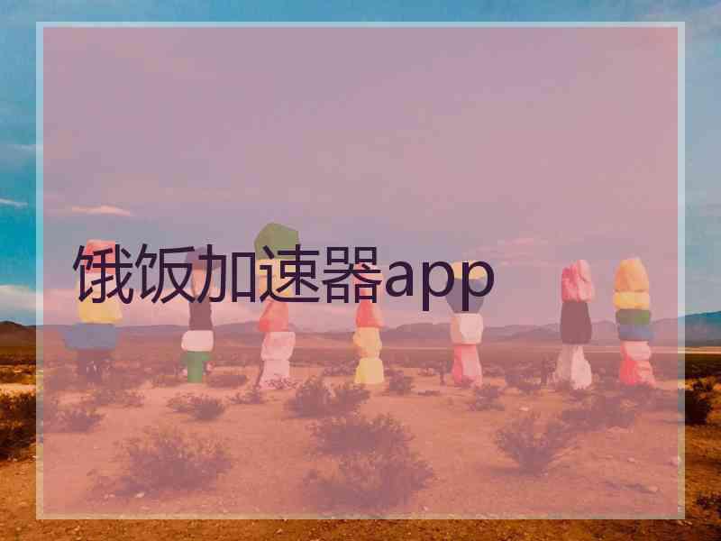 饿饭加速器app