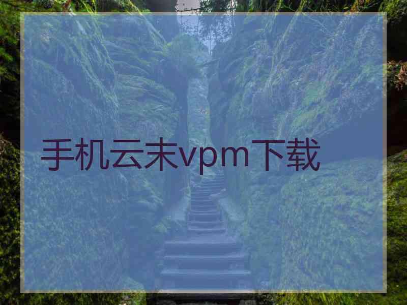 手机云末vpm下载