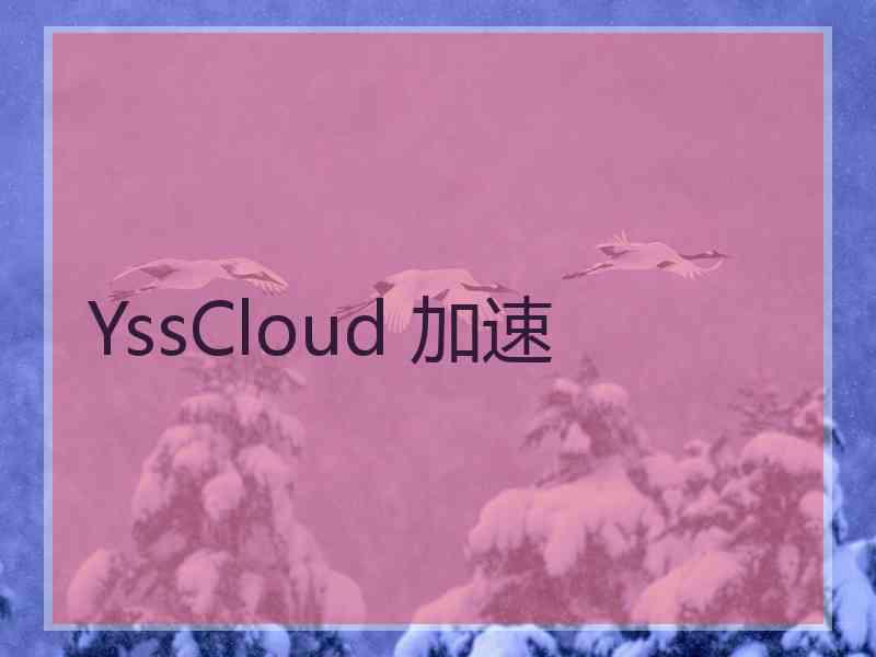 YssCloud 加速