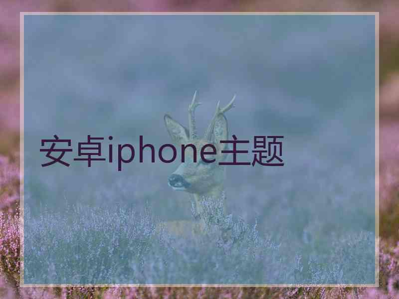 安卓iphone主题