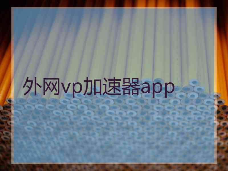 外网vp加速器app